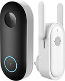 Smart Home Video Doorbell Camera WiFi 2.5K Security Protection Human Detection Local Storag Instant Alert 5200mAh