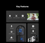 Smart Home Video Doorbell Camera WiFi 2.5K Security Protection Human Detection Local Storag Instant Alert 5200mAh