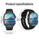 Smart watch, Bluetooth call, message reminder, two straps optional, suitable for iPhone/Android phone