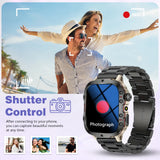 Smart watch, Bluetooth call, message reminder, two straps optional, suitable for iPhone/Android phone